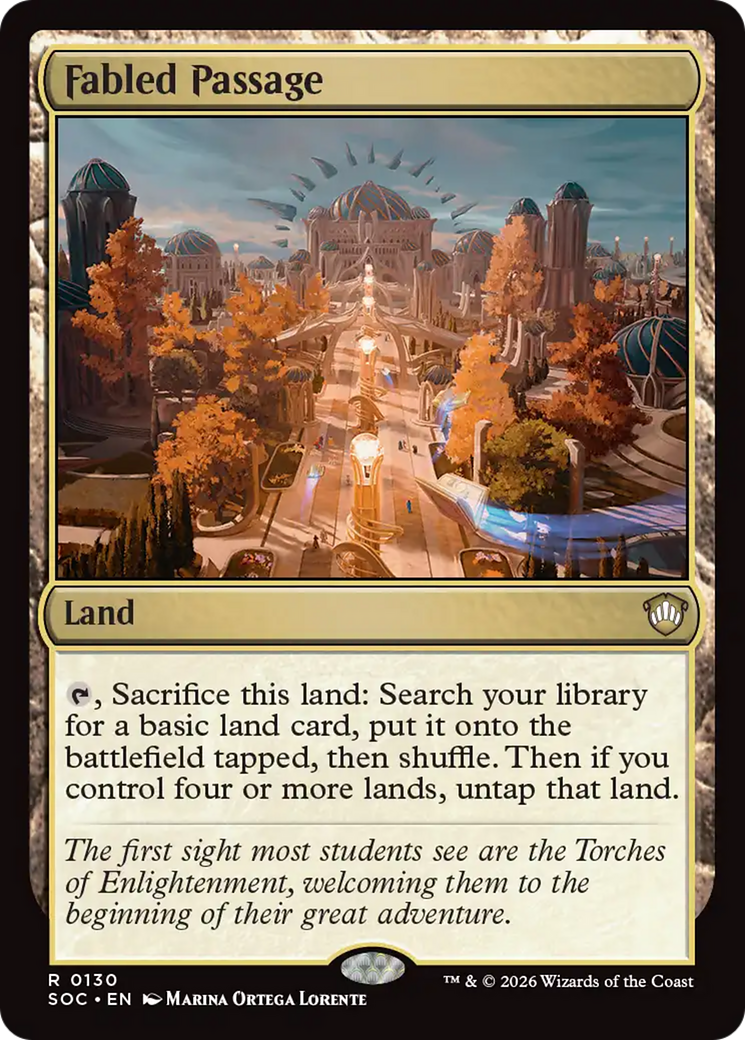 Fabled Passage [Secrets of Strixhaven Commander] | Devastation Store