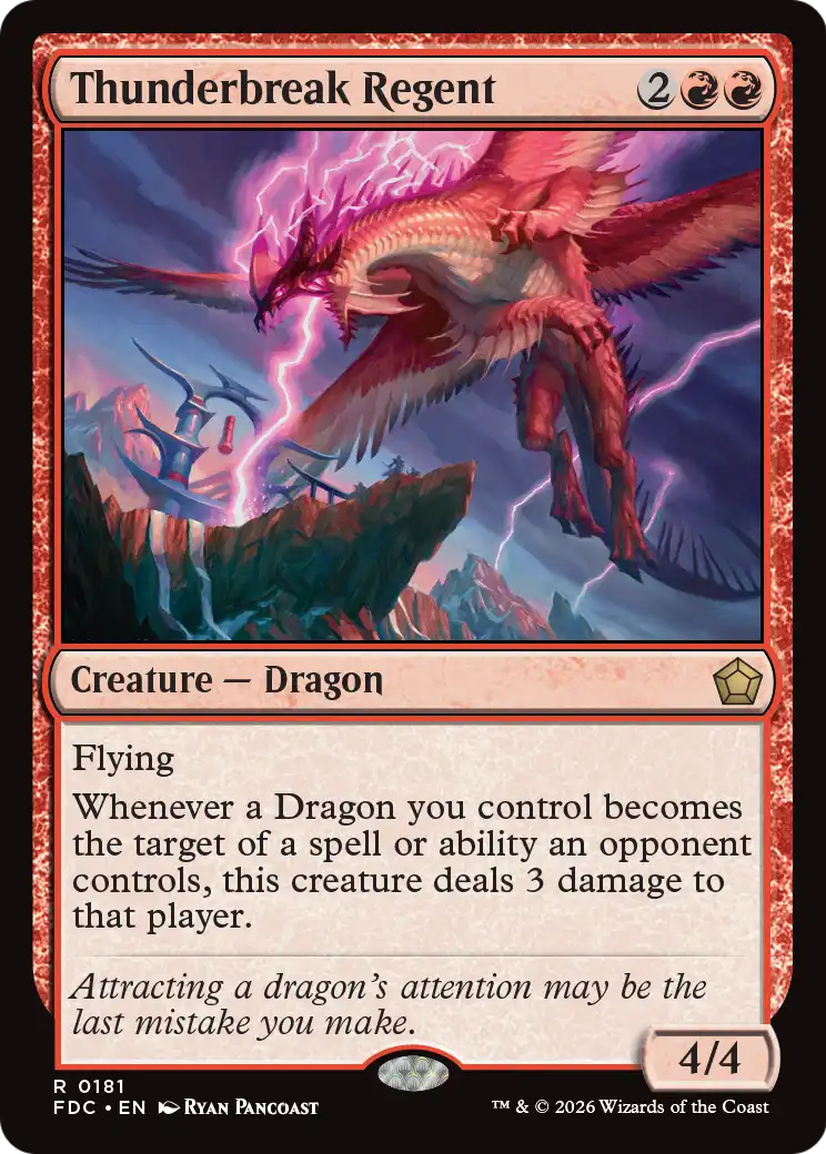Thunderbreak Regent [Foundations Commander] | Devastation Store