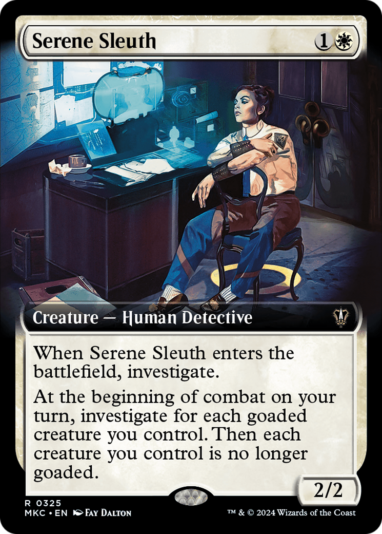 Serene Sleuth (Extended Art) [Murders at Karlov Manor Commander] | Devastation Store