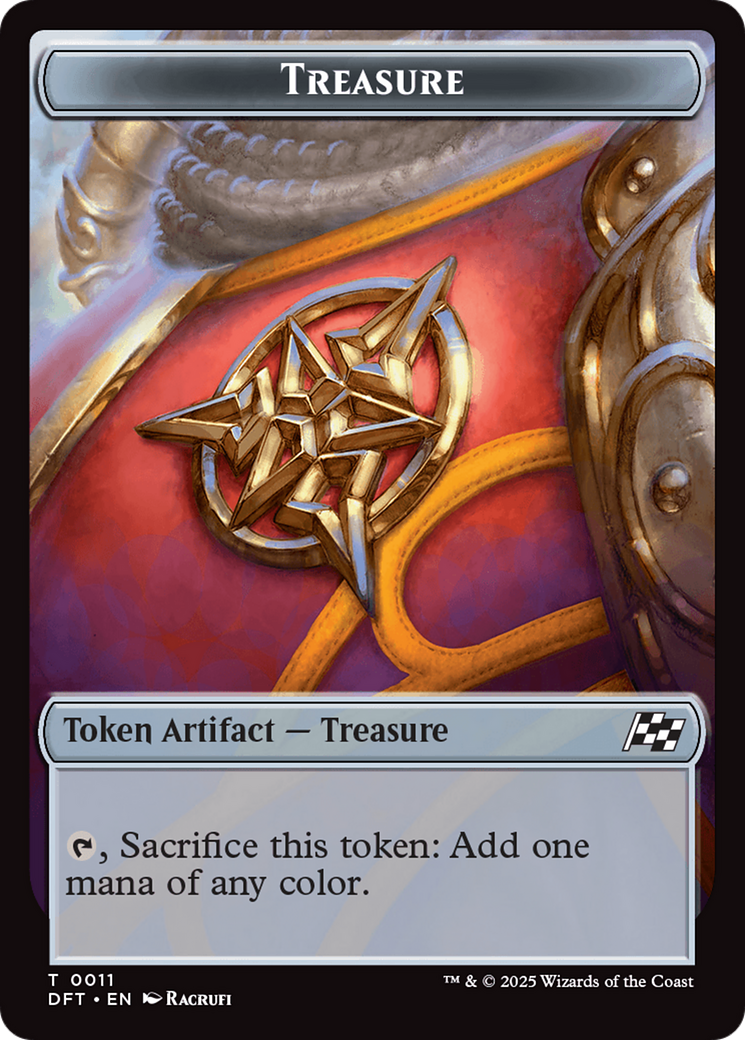 Nalaar Aetherjet // Treasure Double-Sided Token [Aetherdrift Tokens] | Devastation Store