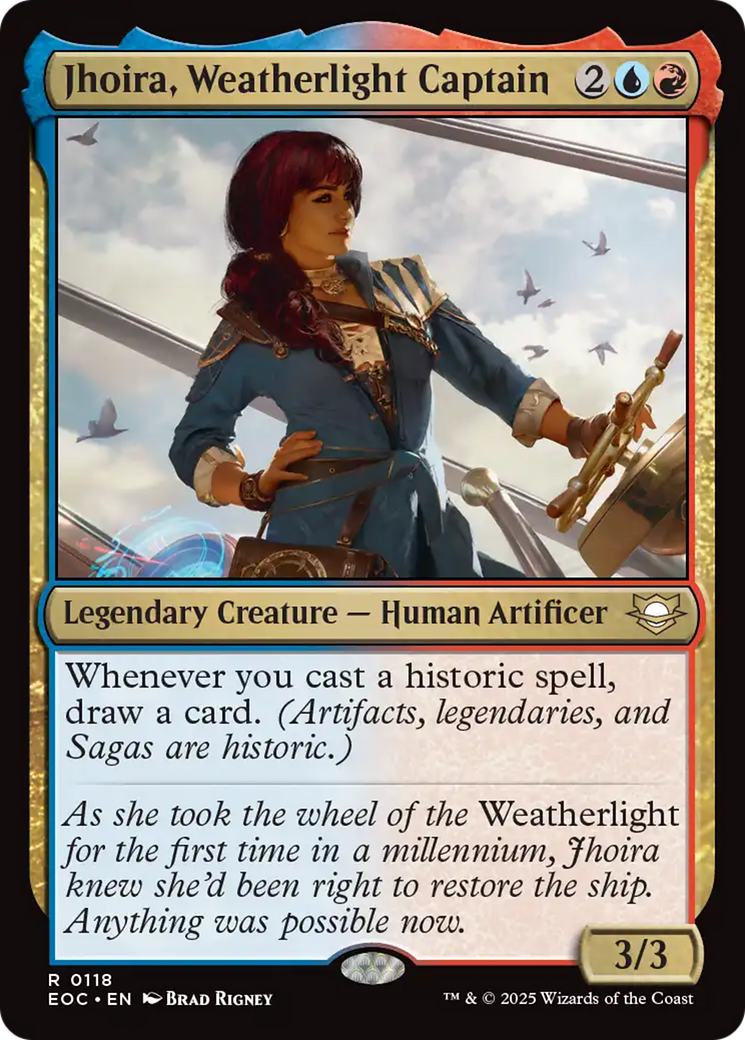 Jhoira, Weatherlight Captain [Edge of Eternities Commander] | Devastation Store
