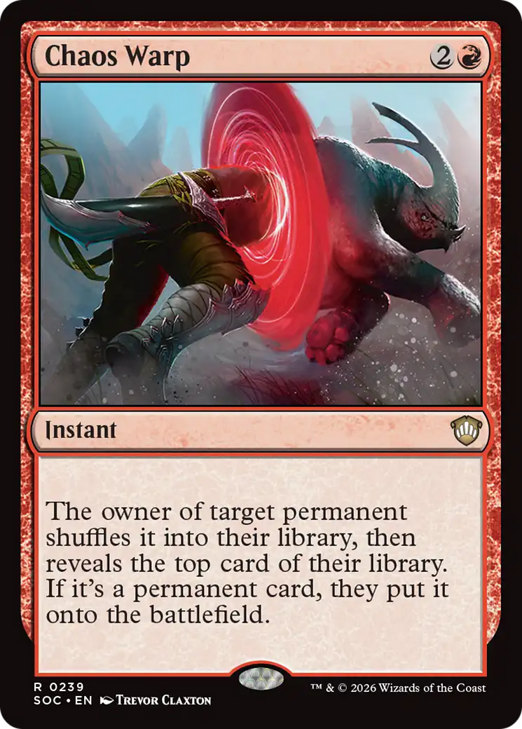 Chaos Warp [Secrets of Strixhaven Commander] | Devastation Store