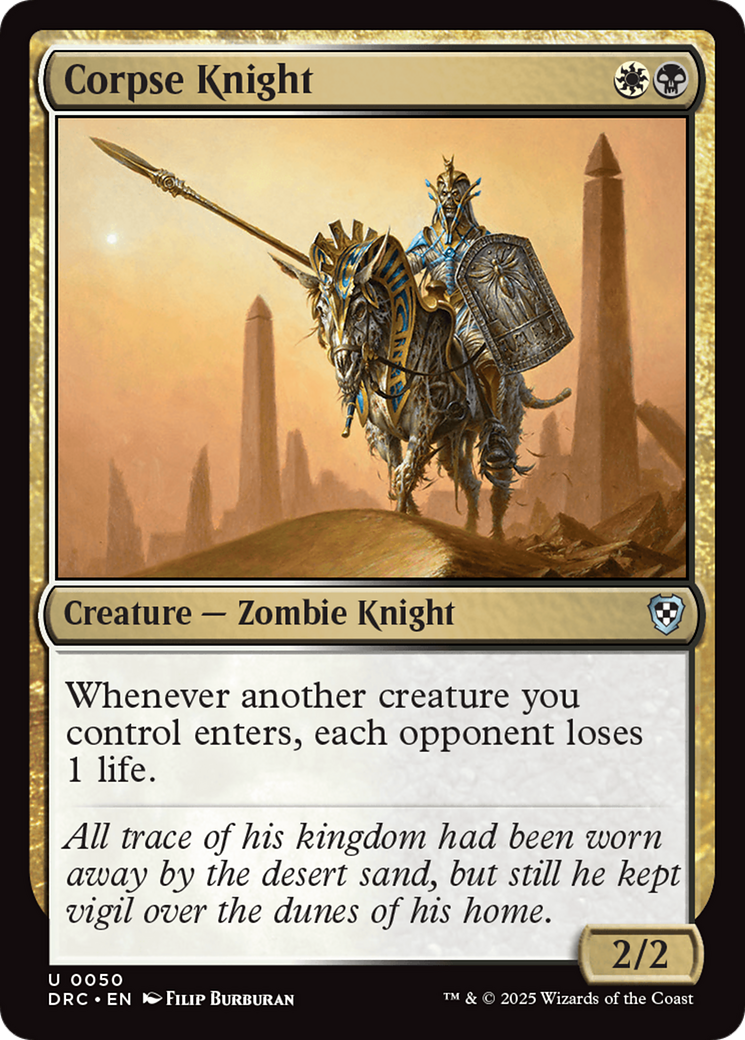Corpse Knight [Aetherdrift Commander] | Devastation Store