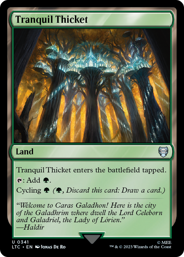 Tranquil Thicket [The Lord of the Rings: Tales of Middle-Earth Commander] | Devastation Store