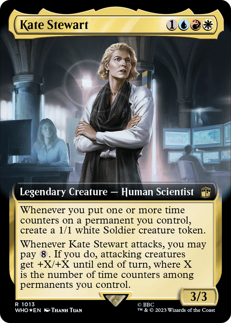 Kate Stewart (Extended Art) (Surge Foil) [Doctor Who] | Devastation Store