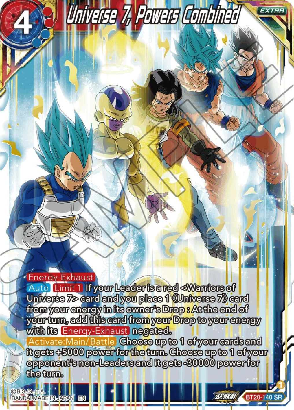 Universe 7, Powers Combined (BT20-140) [Power Absorbed] | Devastation Store