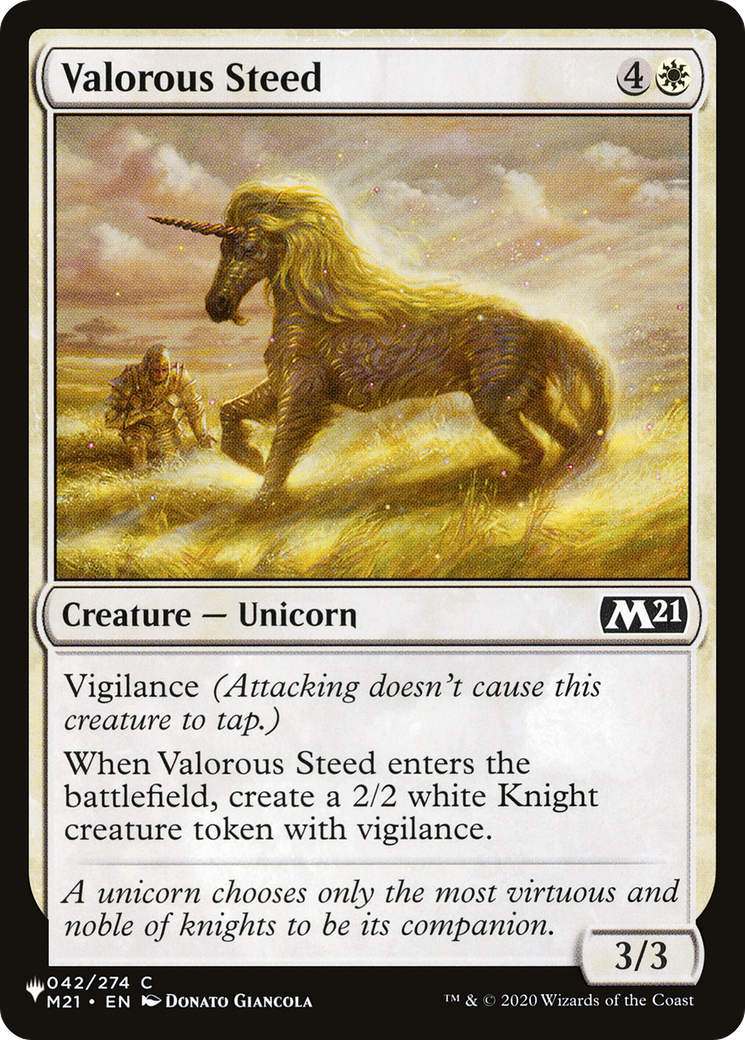 Valorous Steed [The List Reprints] | Devastation Store