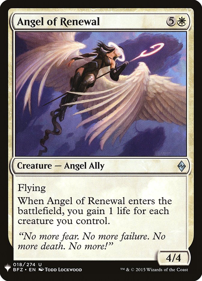 Angel of Renewal [Mystery Booster] | Devastation Store
