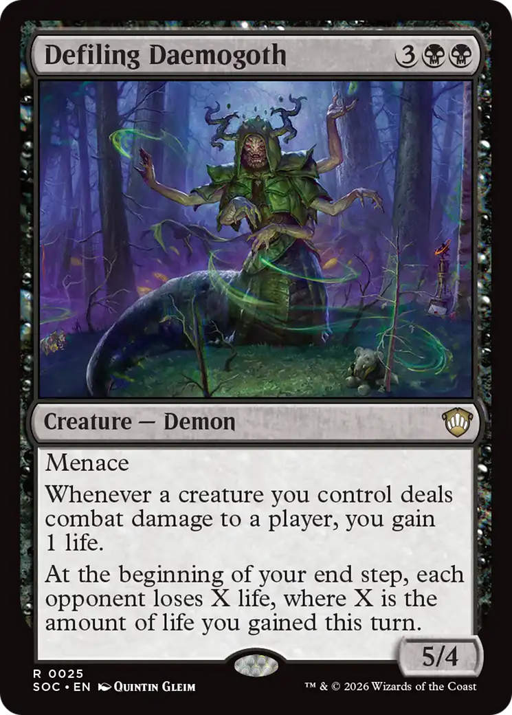 Defiling Daemogoth [Secrets of Strixhaven Commander] | Devastation Store