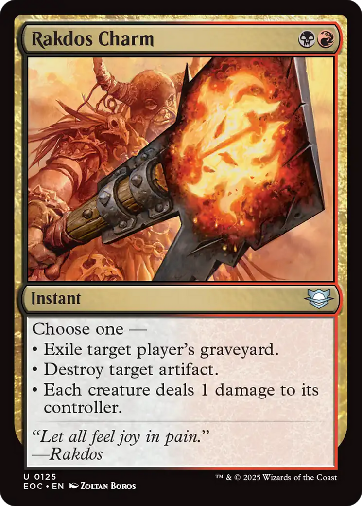 Rakdos Charm [Edge of Eternities Commander] | Devastation Store