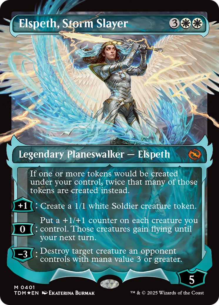 Elspeth, Storm Slayer (Showcase) (Japanese) [Tarkir: Dragonstorm] | Devastation Store