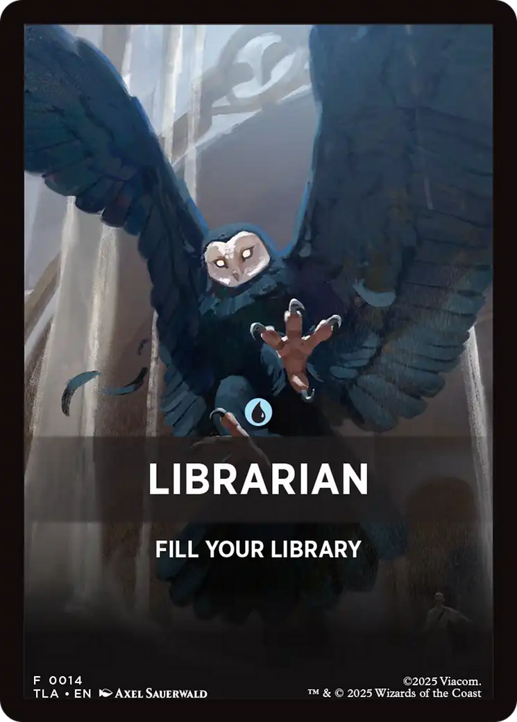 Librarian Theme Card [Avatar: The Last Airbender Tokens] | Devastation Store