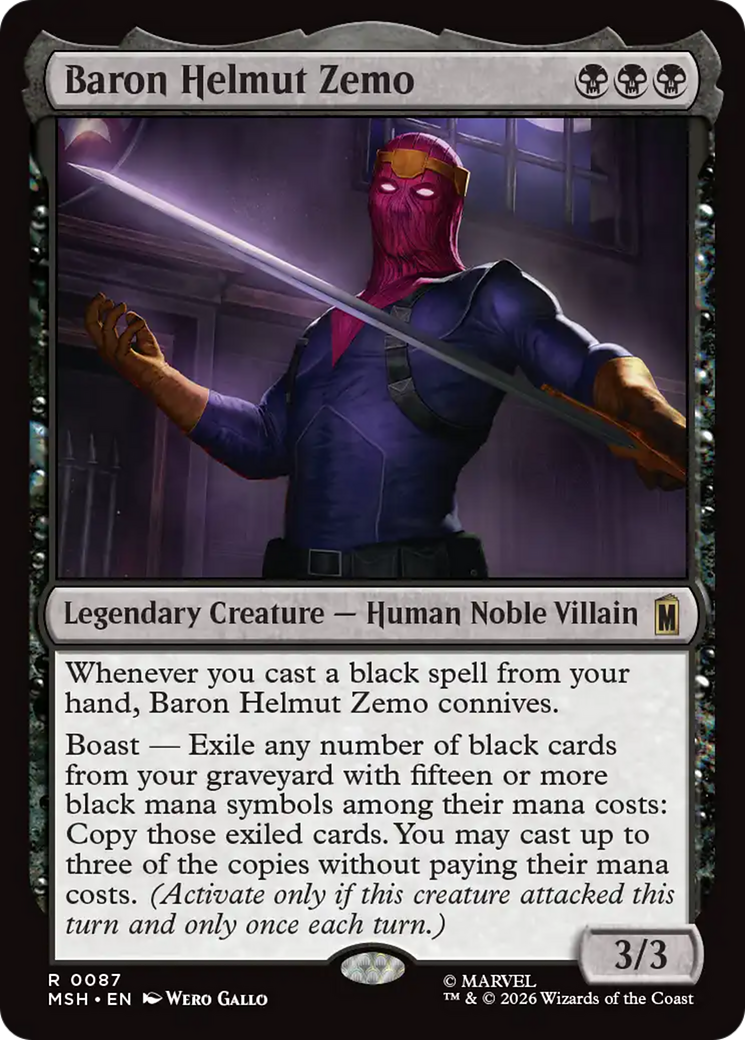 Baron Helmut Zemo [Marvel Super Heroes] | Devastation Store