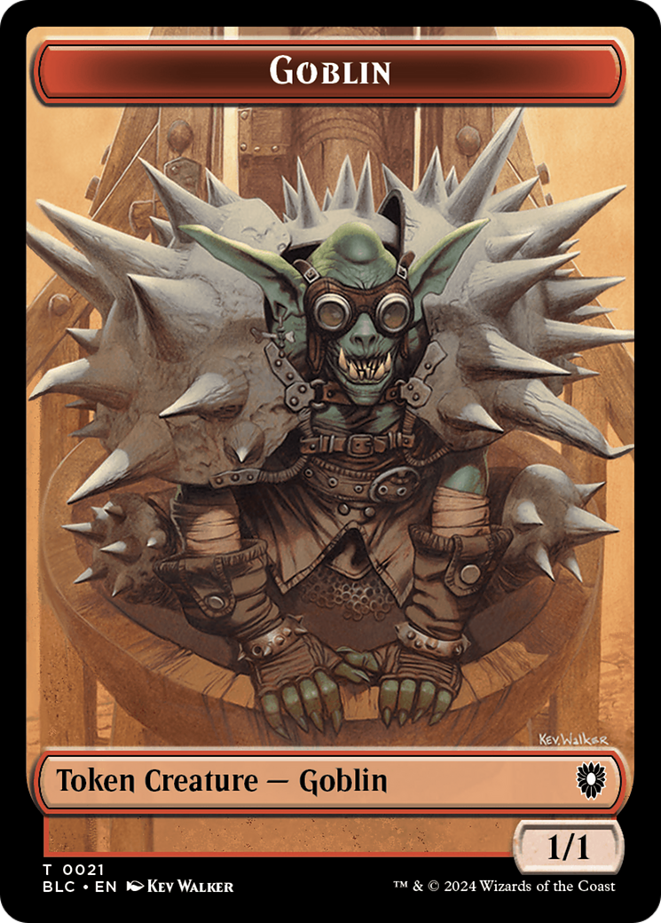 Illusion // Goblin Double-Sided Token [Bloomburrow Commander Tokens] | Devastation Store