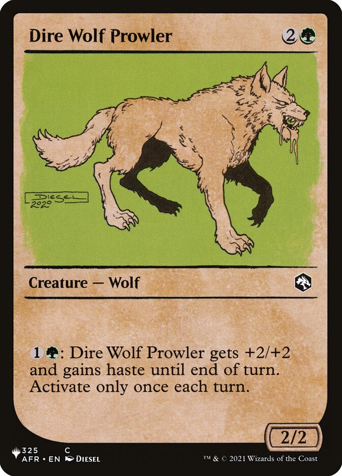 Dire Wolf Prowler (Showcase) [The List] | Devastation Store