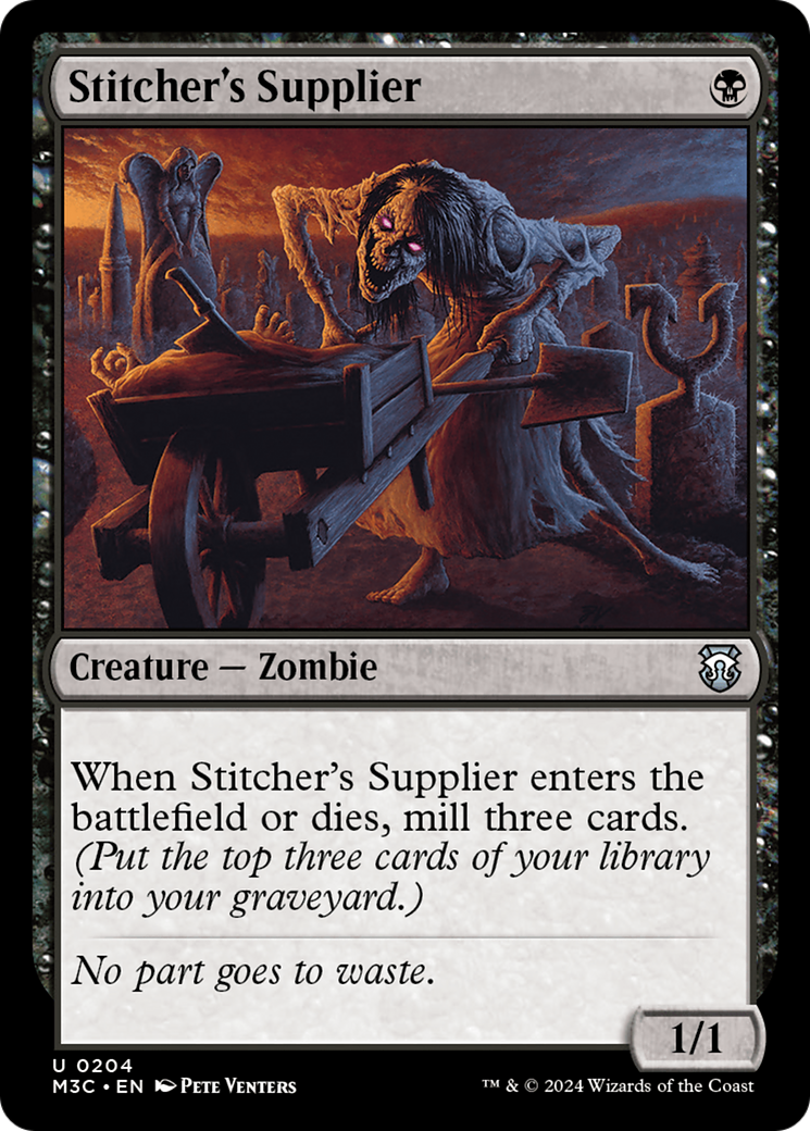 Stitcher's Supplier (Ripple Foil) [Modern Horizons 3 Commander] | Devastation Store