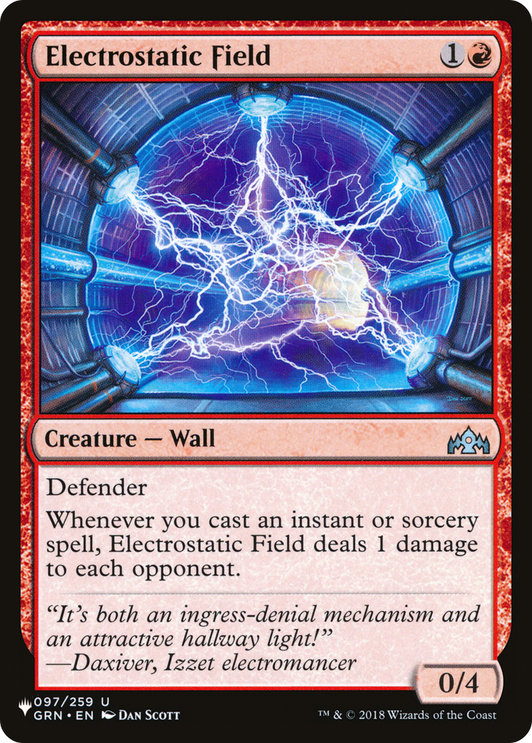 Electrostatic Field [The List Reprints] | Devastation Store