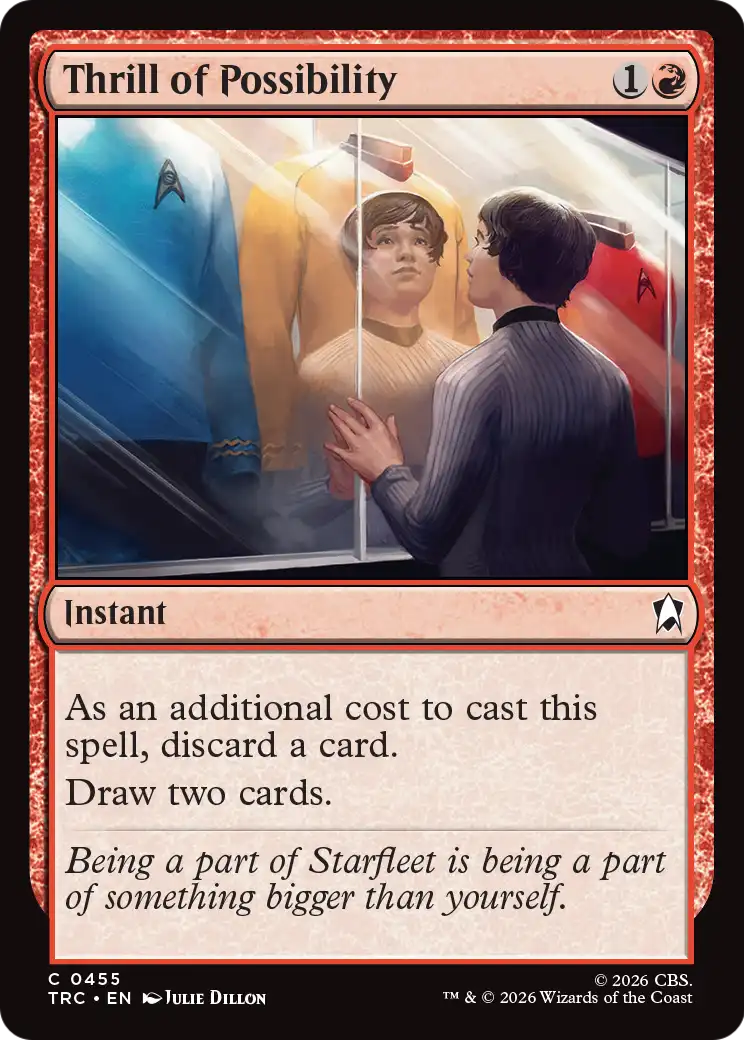 Thrill of Possibility (Surge Foil) [Star Trek Commander] | Devastation Store