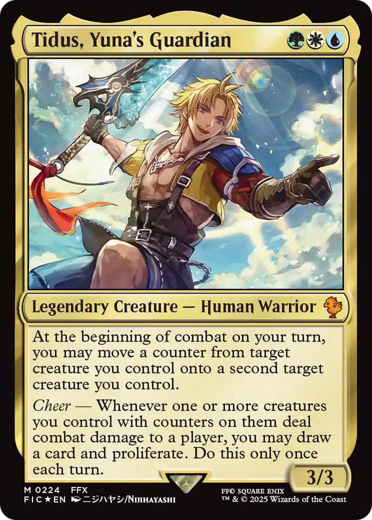 Tidus, Yuna's Guardian (Surge Foil) [FINAL FANTASY Commander] | Devastation Store