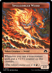 Spellgorger Weird // Energy Reserve Double-Sided Token [Modern Horizons 3 Tokens] | Devastation Store