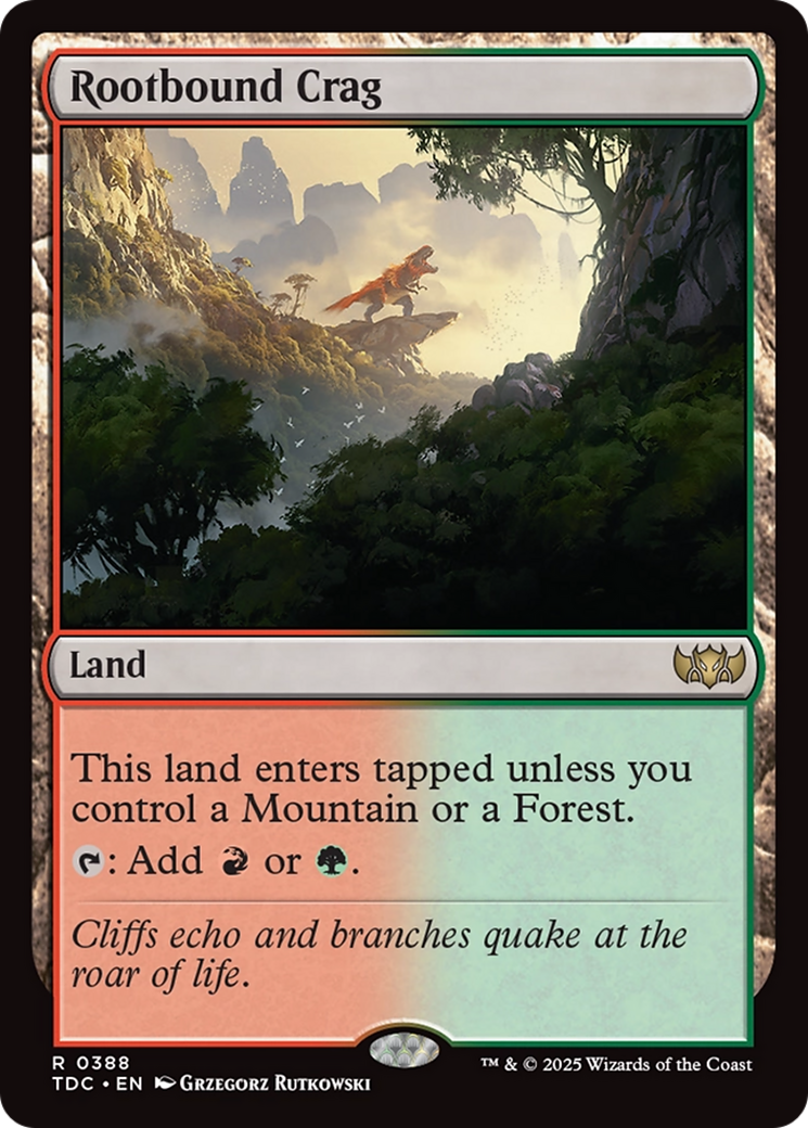 Rootbound Crag [Tarkir: Dragonstorm Commander] | Devastation Store