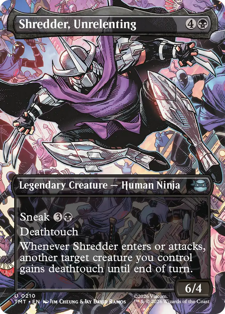 Shredder, Unrelenting (Borderless) [Teenage Mutant Ninja Turtles] - Devastation Store | Devastation Store
