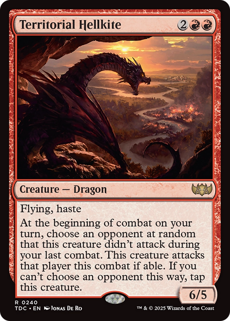 Territorial Hellkite [Tarkir: Dragonstorm Commander] | Devastation Store