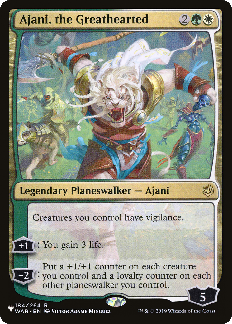 Ajani, the Greathearted [The List Reprints] | Devastation Store