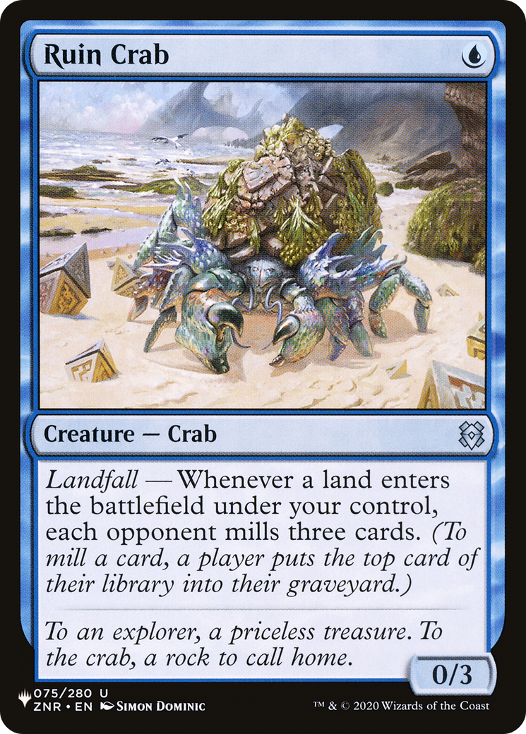 Ruin Crab [The List Reprints] | Devastation Store