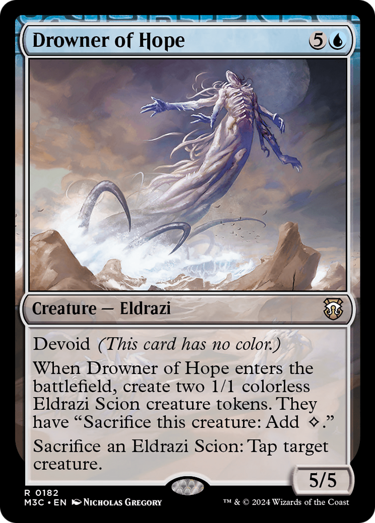 Drowner of Hope (Ripple Foil) [Modern Horizons 3 Commander] | Devastation Store