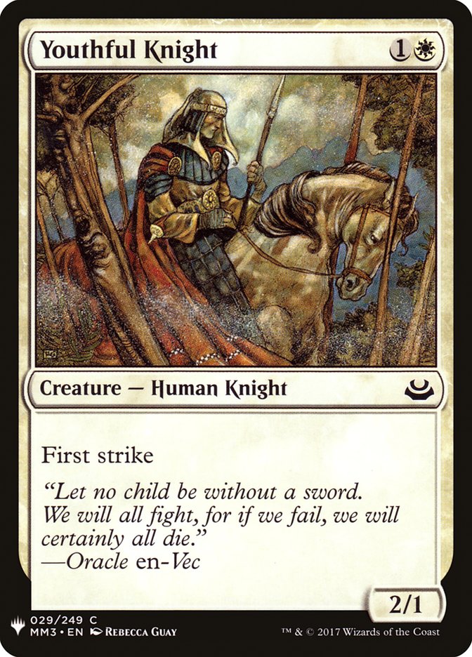 Youthful Knight [Mystery Booster] | Devastation Store