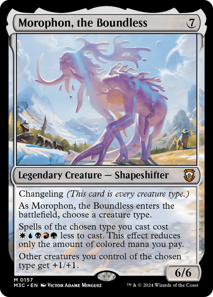 Morophon, the Boundless (Ripple Foil) [Modern Horizons 3 Commander] | Devastation Store
