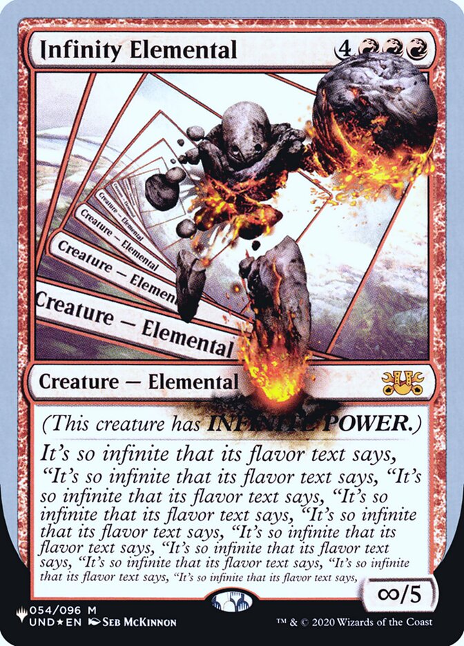 Infinity Elemental (Unfinity Foil Edition) [The List] | Devastation Store