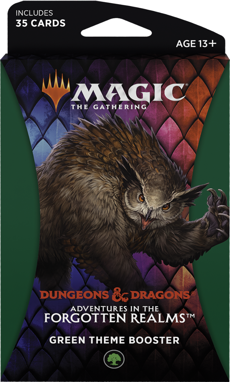 Dungeons & Dragons: Adventures in the Forgotten Realms - Theme Booster (Green) | Devastation Store