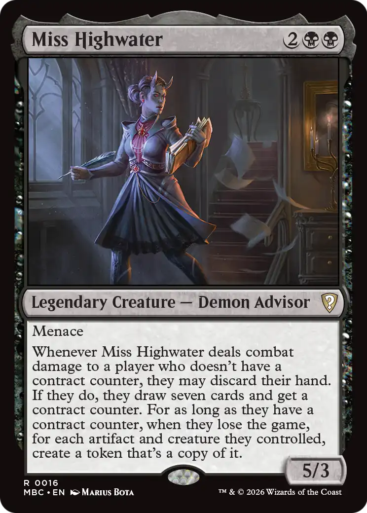 Miss Highwater [Mystery Booster: Commander Edition] | Devastation Store
