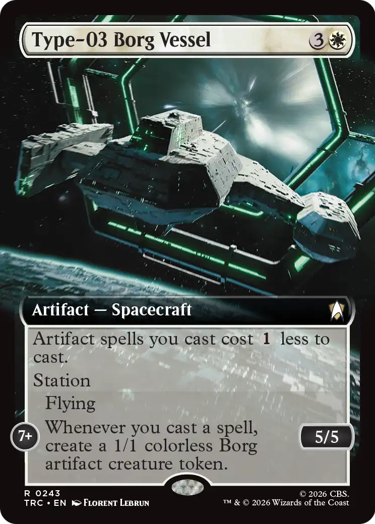 Type-03 Borg Vessel (Extended Art) [Star Trek Commander] | Devastation Store