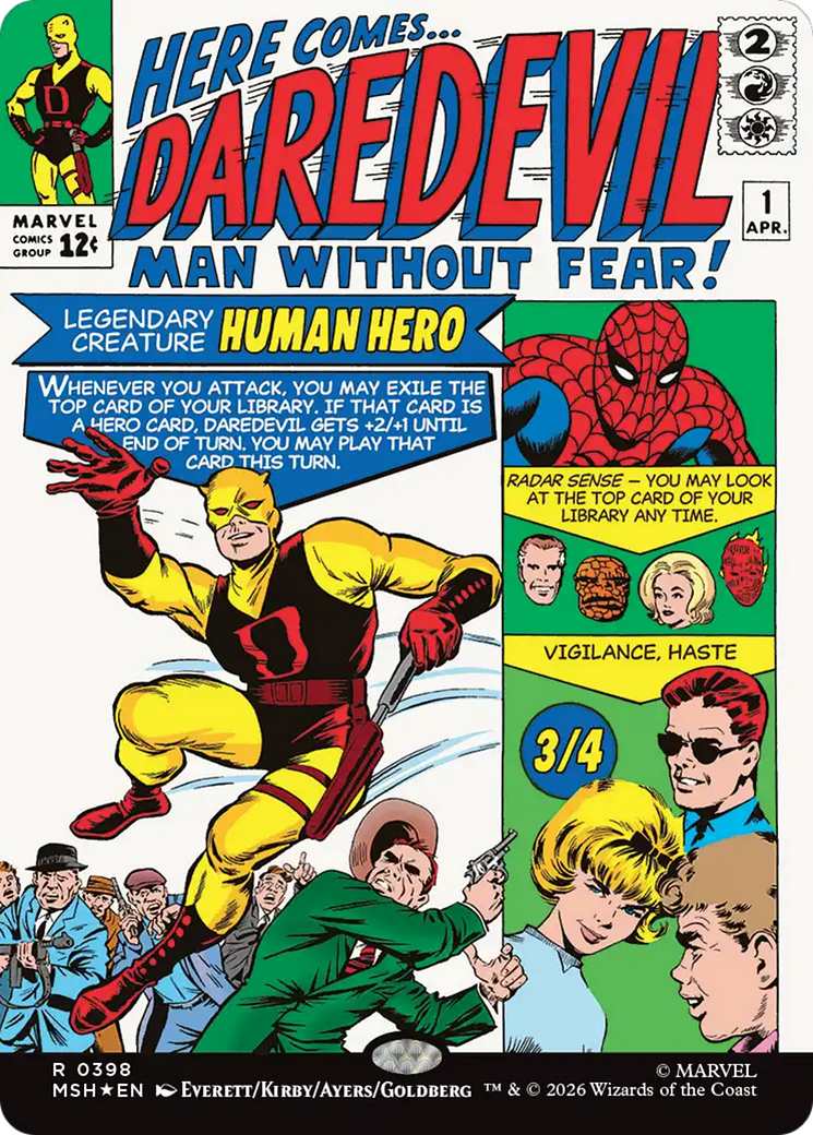Daredevil, Man Without Fear (Borderless) (0398) [Marvel Super Heroes] | Devastation Store