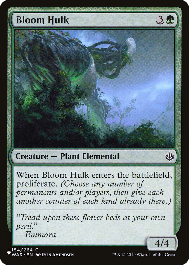 Bloom Hulk [The List Reprints] | Devastation Store