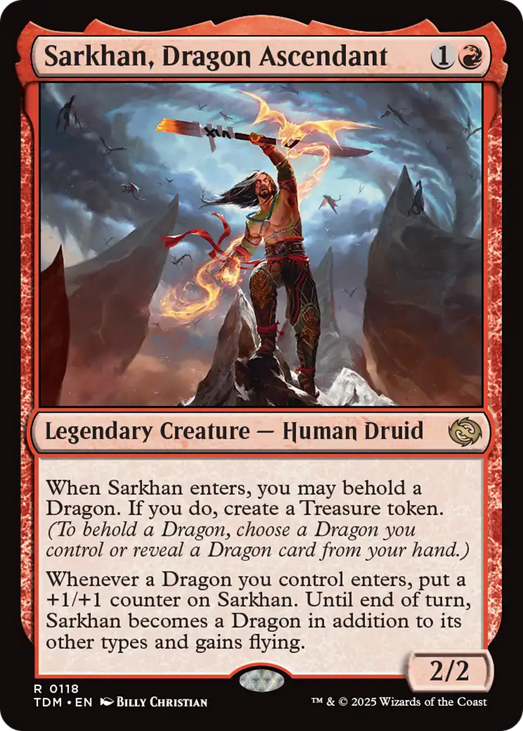 Sarkhan, Dragon Ascendant (118) [Tarkir: Dragonstorm] | Devastation Store