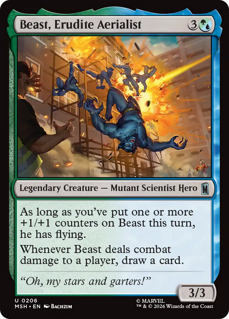 Beast, Erudite Aerialist [Marvel Super Heroes] | Devastation Store