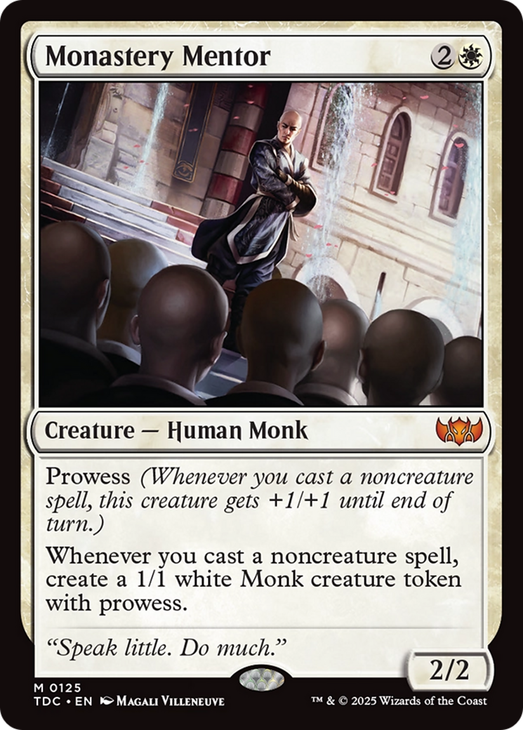 Monastery Mentor [Tarkir: Dragonstorm Commander] | Devastation Store
