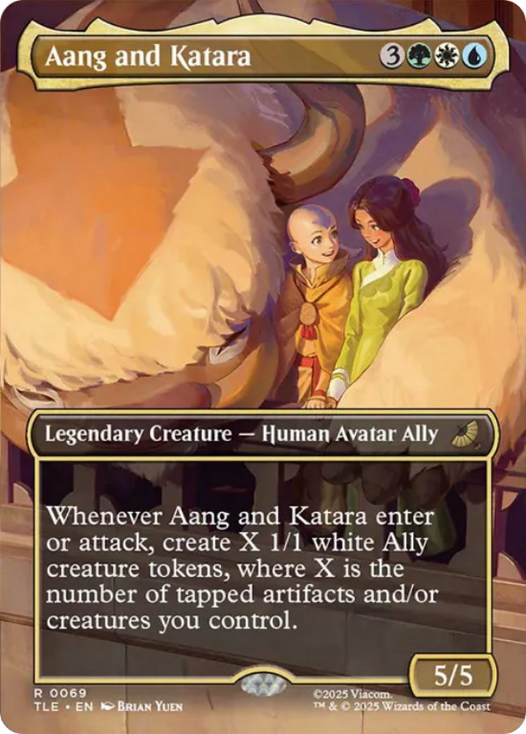Aang and Katara (Borderless) [Avatar: The Last Airbender: Eternal-Legal] | Devastation Store