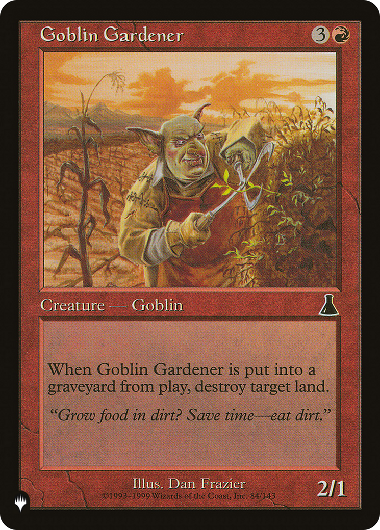 Goblin Gardener [The List Reprints] | Devastation Store