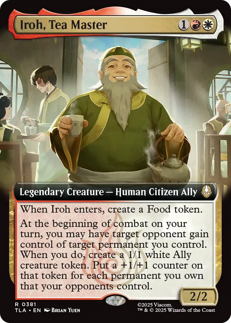 Iroh, Tea Master (Extended Art) [Avatar: The Last Airbender] | Devastation Store