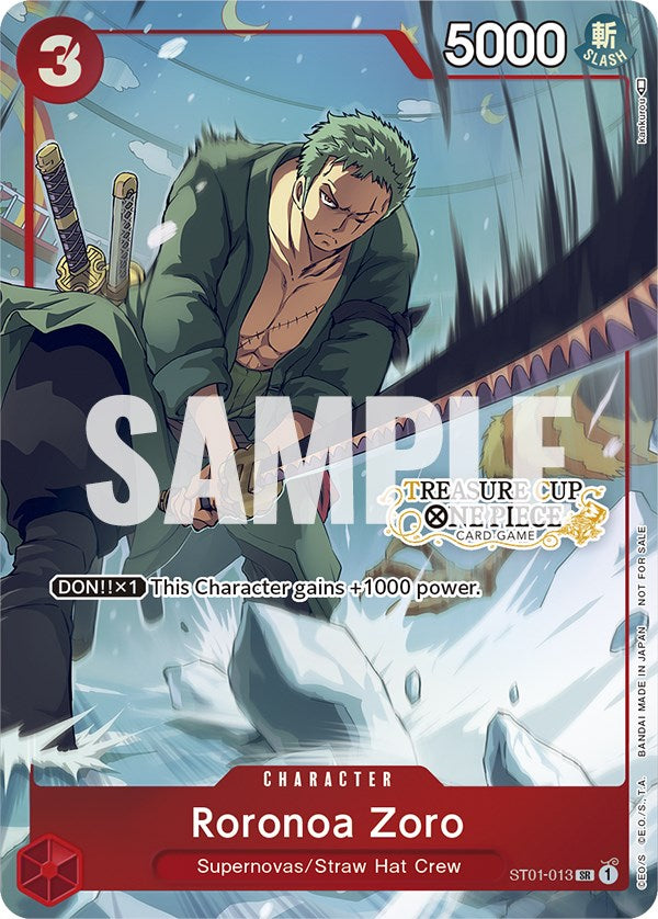 Roronoa Zoro (Treasure Cup) [One Piece Promotion Cards] | Devastation Store
