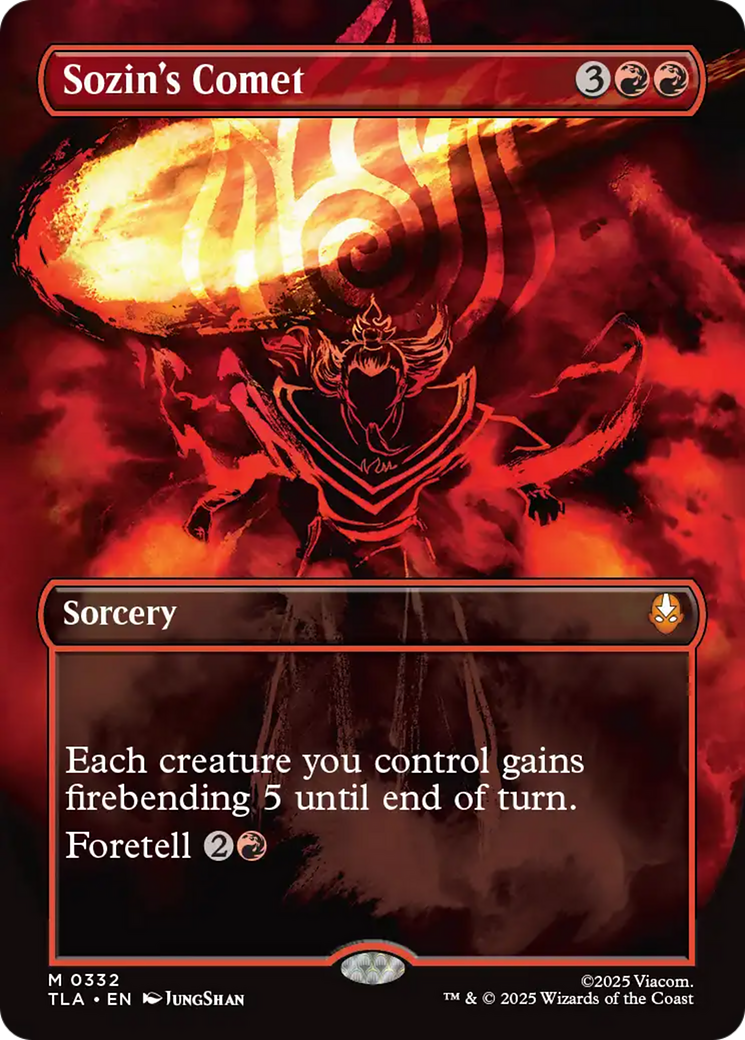 Sozin's Comet (0332) (Borderless) [Avatar: The Last Airbender] | Devastation Store