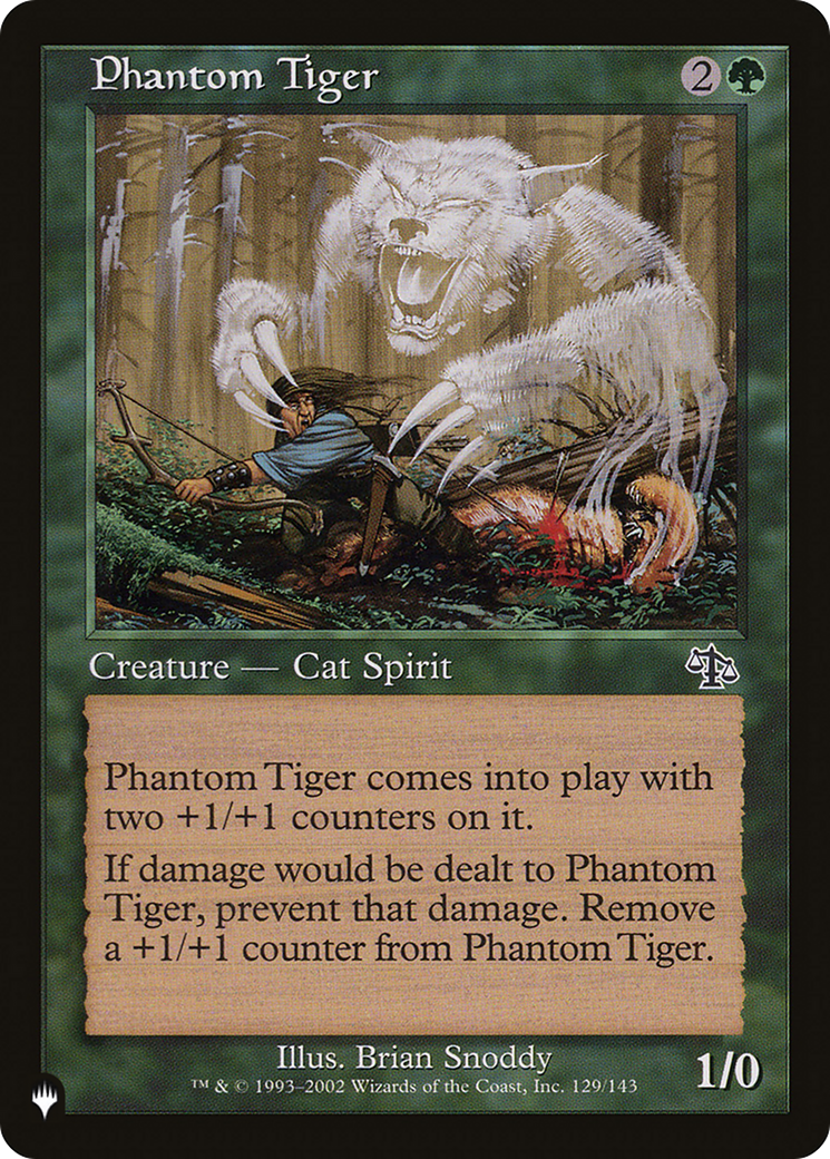 Phantom Tiger [The List Reprints] | Devastation Store