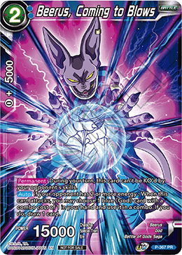 Beerus, Coming to Blows (Unison Warrior Series Boost Tournament Pack Vol. 7) (P-367) [Tournament Promotion Cards] | Devastation Store