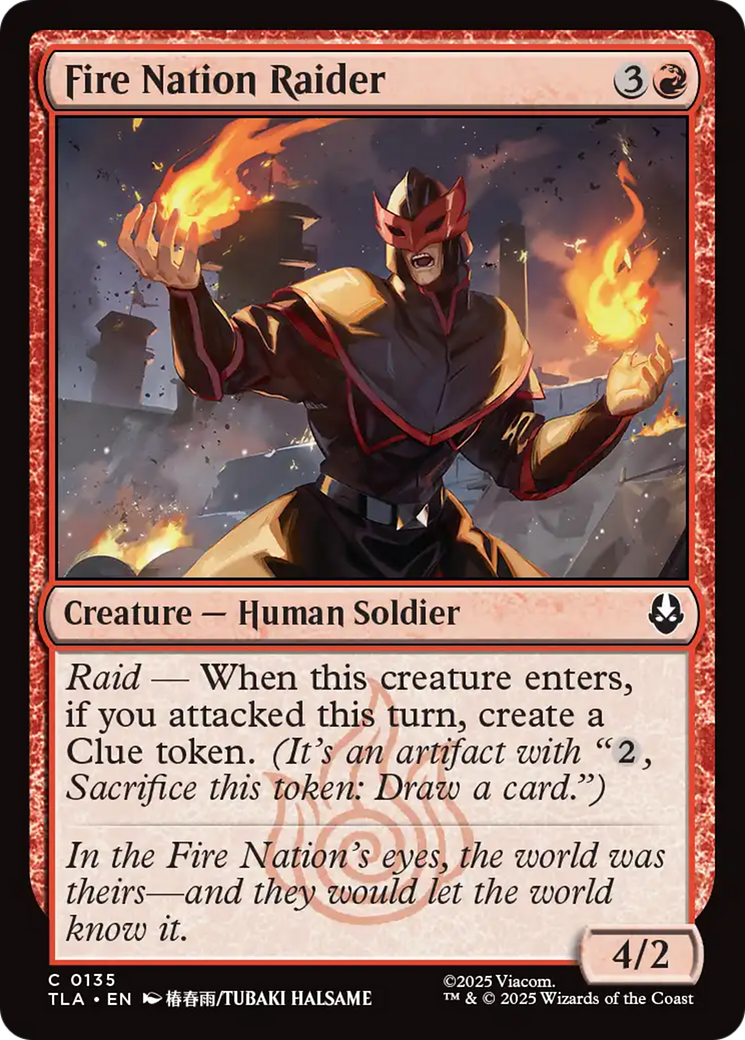 Fire Nation Raider [Avatar: The Last Airbender] | Devastation Store