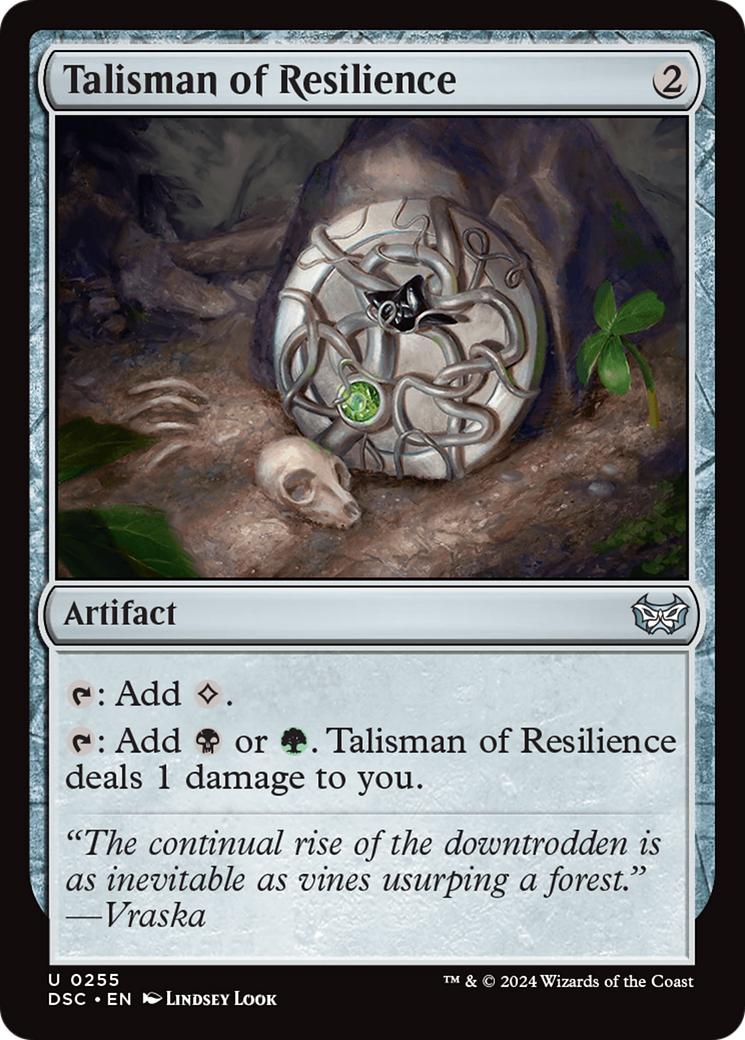 Talisman of Resilience [Duskmourn: House of Horror Commander] | Devastation Store